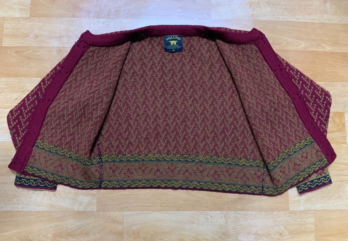 VOLUND 볼룬드 러큰-노르웨이 니팅 카디건(램스울)M 사이즈 상품이미지8