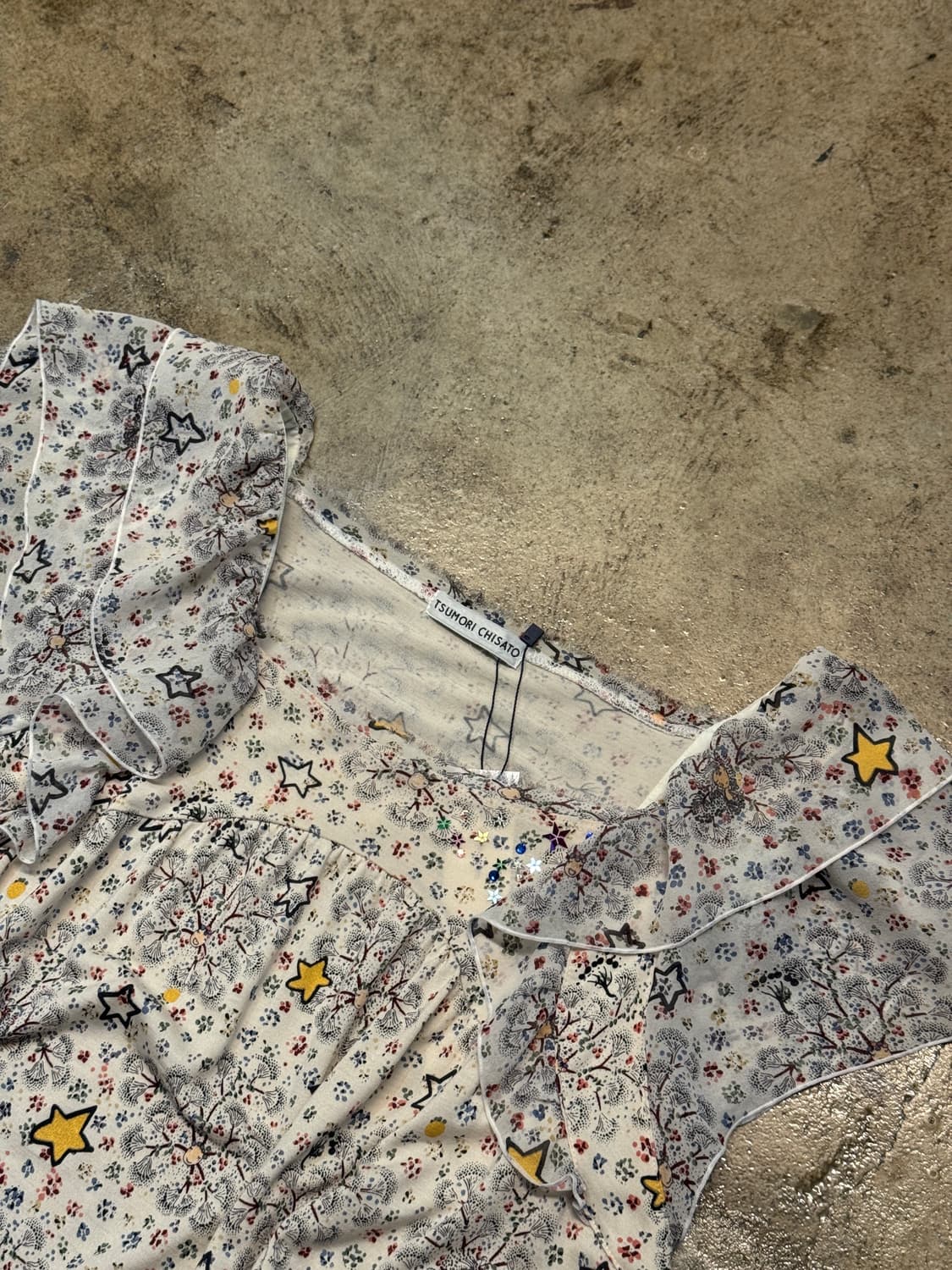 44-55 ) TSUMORI CHISATO Star Garden Top 상품이미지4