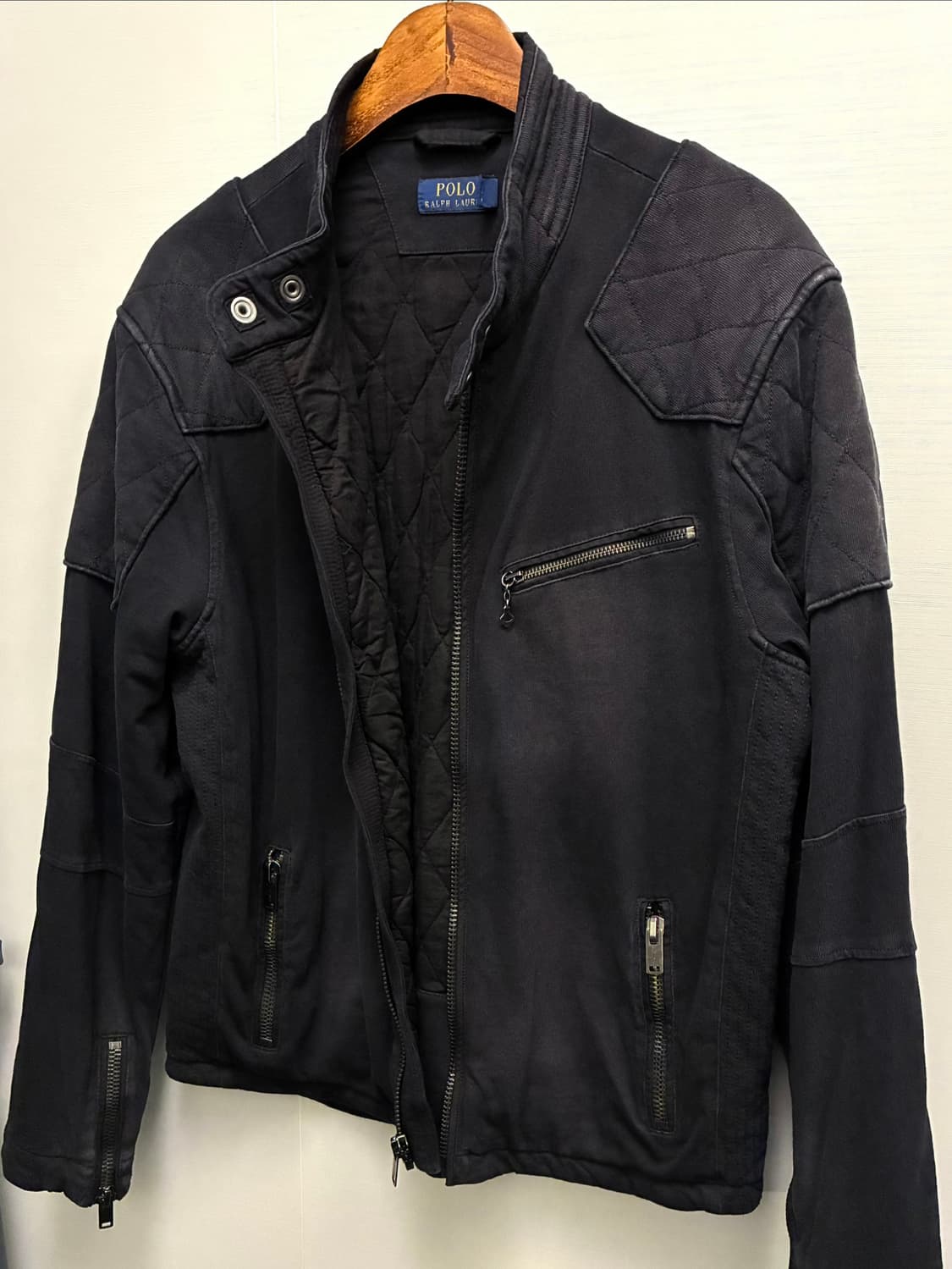 (L/103)POLO 폴로랄프로렌 코튼 싱글라이더 바이커 자켓 상품이미지10