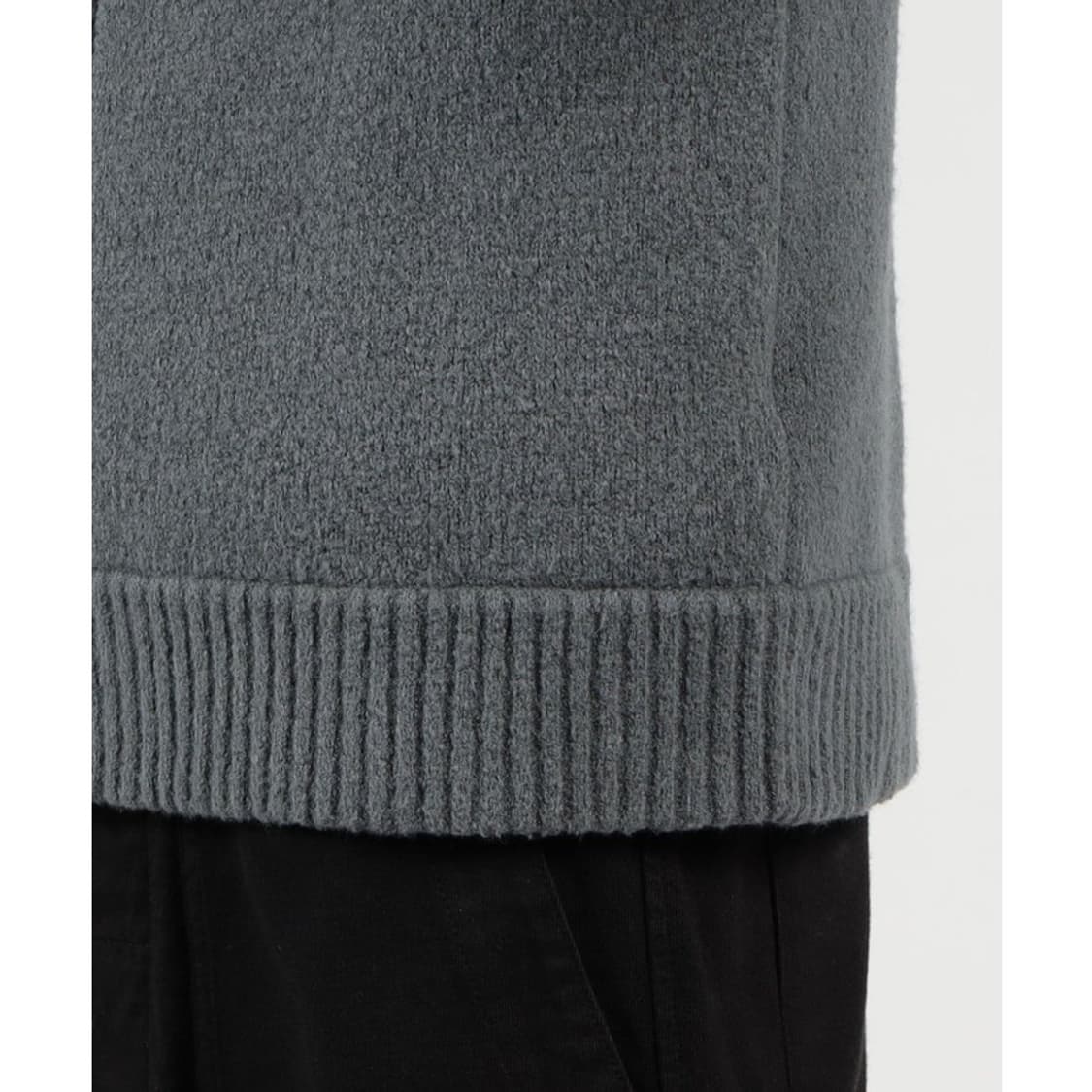 (정품/새상품) 제임스펄스 남성 그레이 캐시미어 블렌드 집업 니트 가디건 상품이미지10