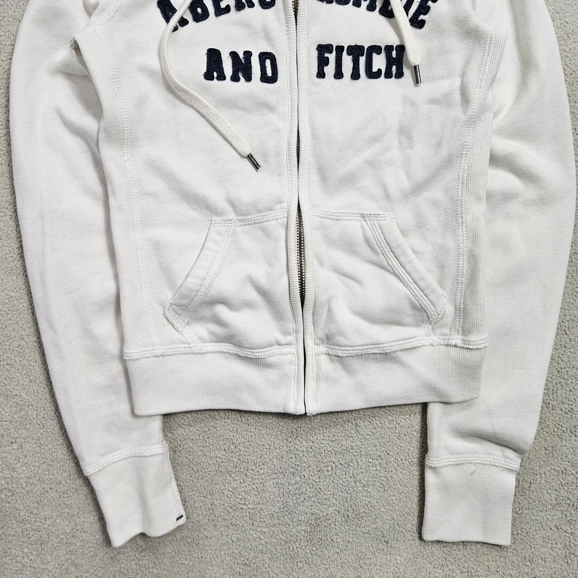 아베크롬비 아치 로고 후드 집업 XS 딱붙핏 상품이미지3