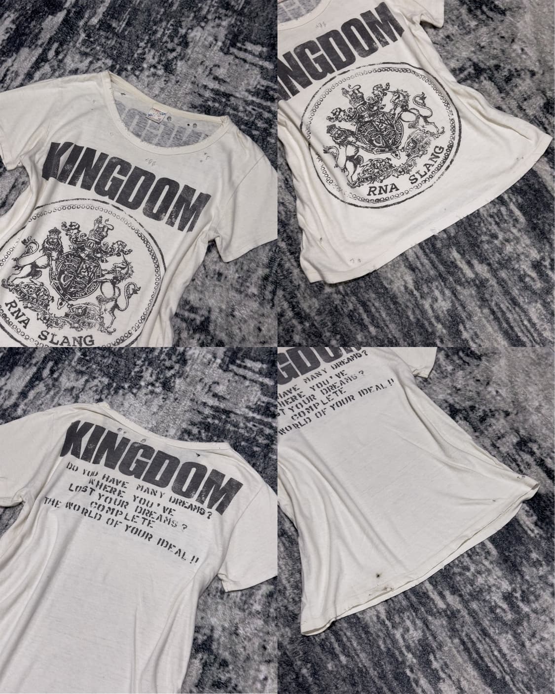 {UNKNOWN} Kingdom Crest Distressed Tee   상품이미지5