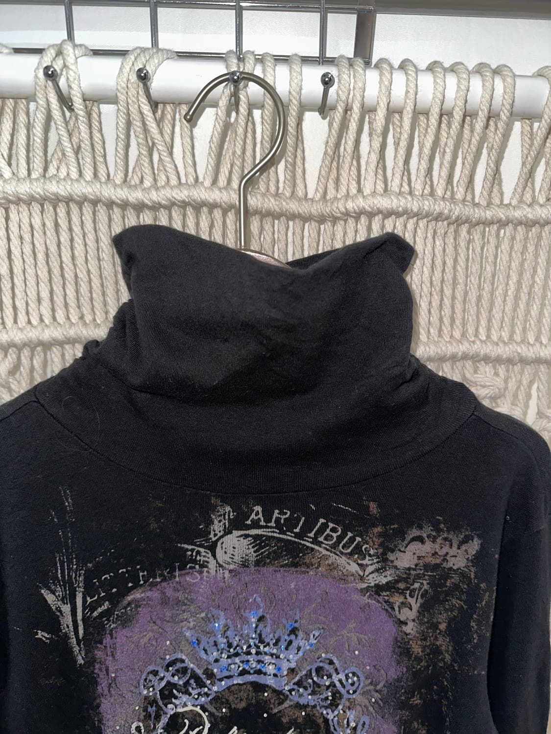 프린팅 터틀넥 티셔츠 상품이미지3