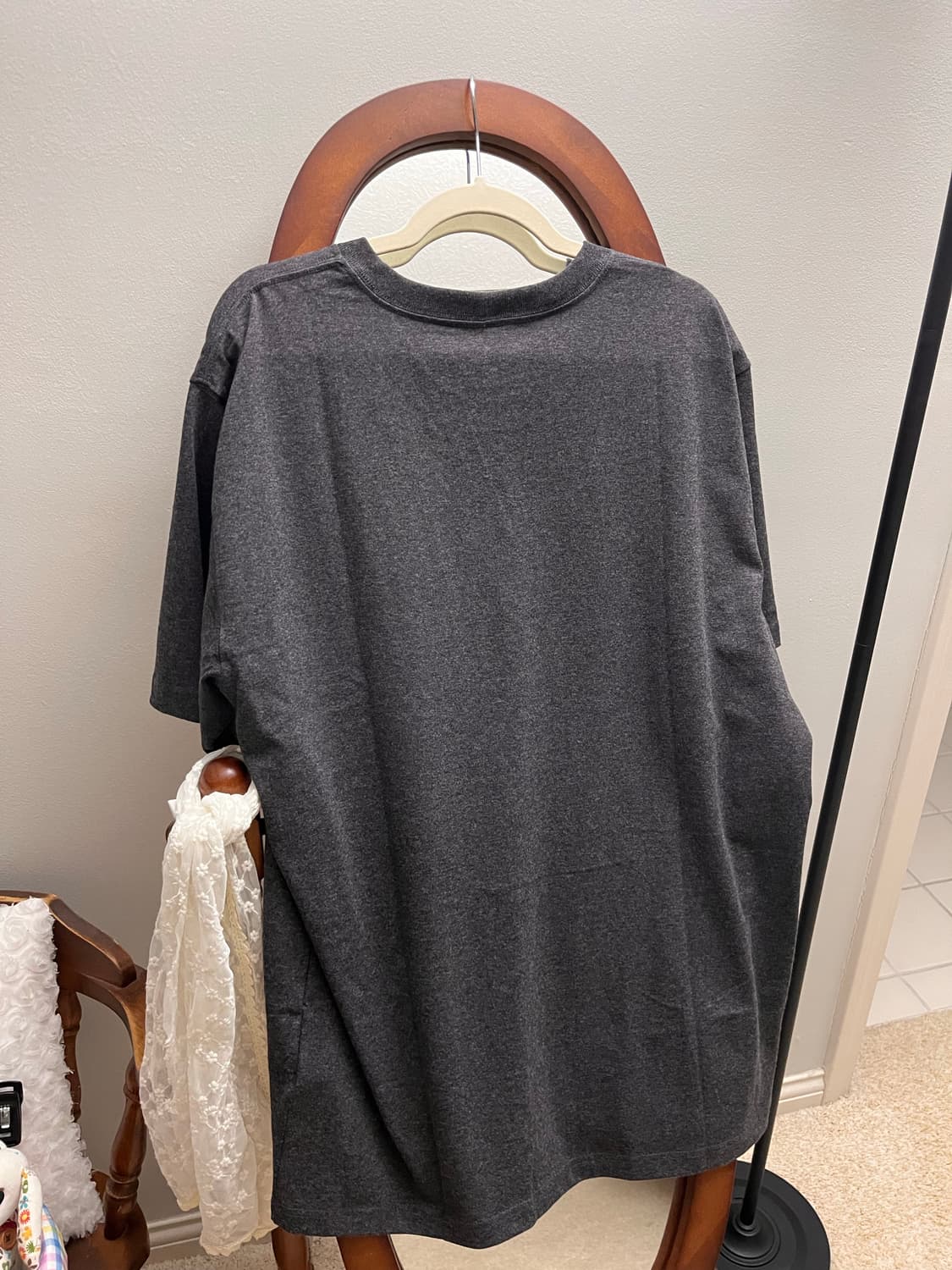 [새상품/미국직배송] 칼하트 루즈핏 헤비웨이트 로고 반팔 티셔츠 - 차콜 상품이미지2