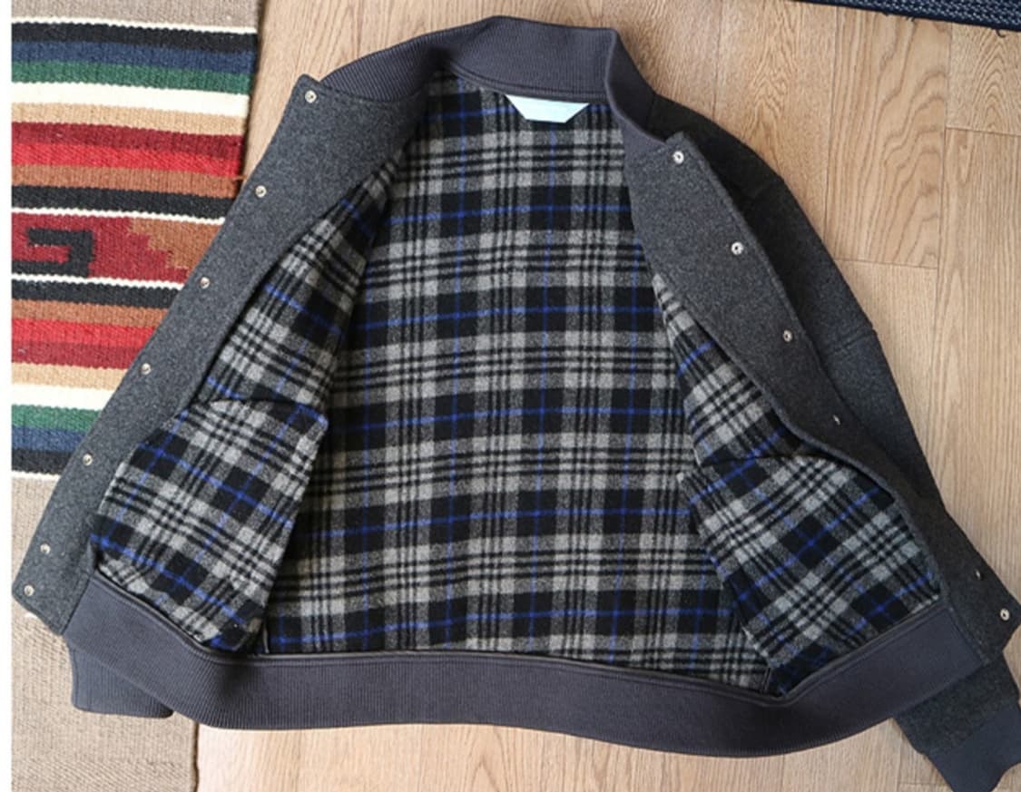 일본판 MUNSINGWEAR 먼싱웨어 스포츠 울 바시티 자켓 상품이미지9