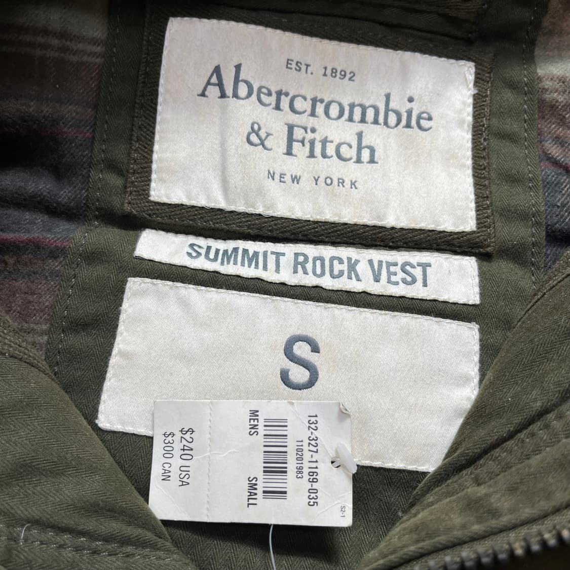 아베크롬비 Summit Rock Vest jpn 워크 자켓 집업(S) 상품이미지4