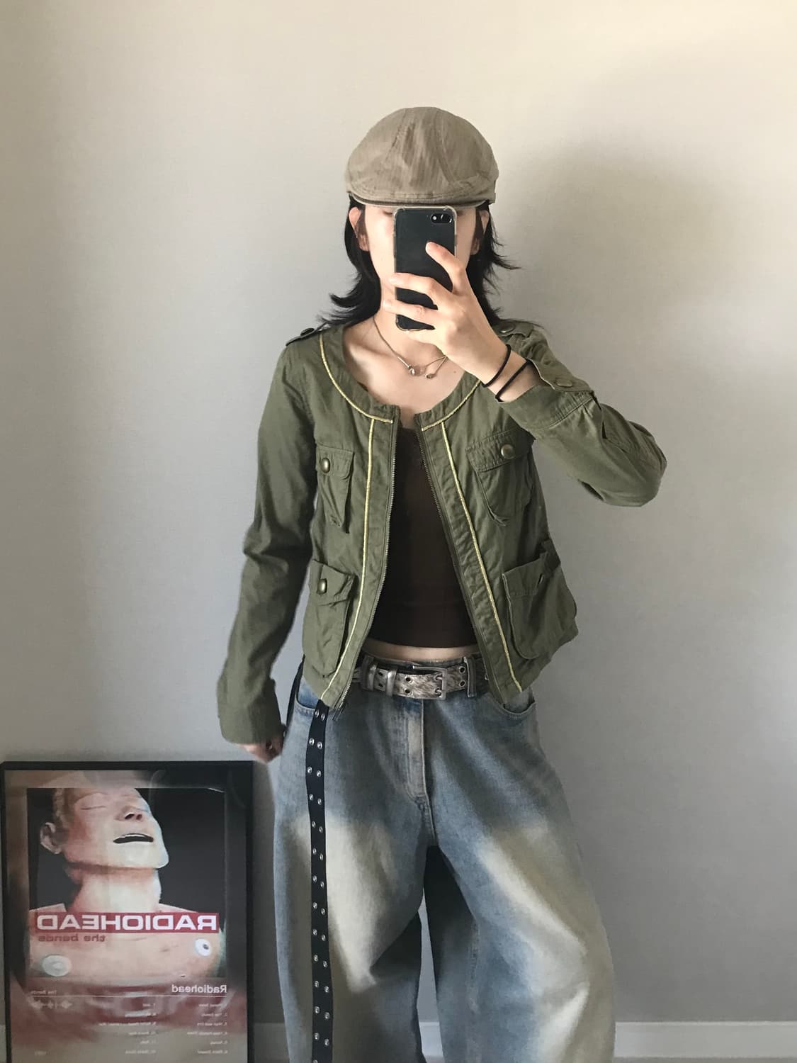 JPN 포켓 카키 자켓 상품이미지5