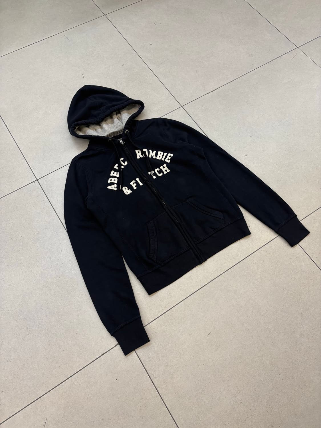 아베크롬비 피치 후드집업 블랙 상품이미지3