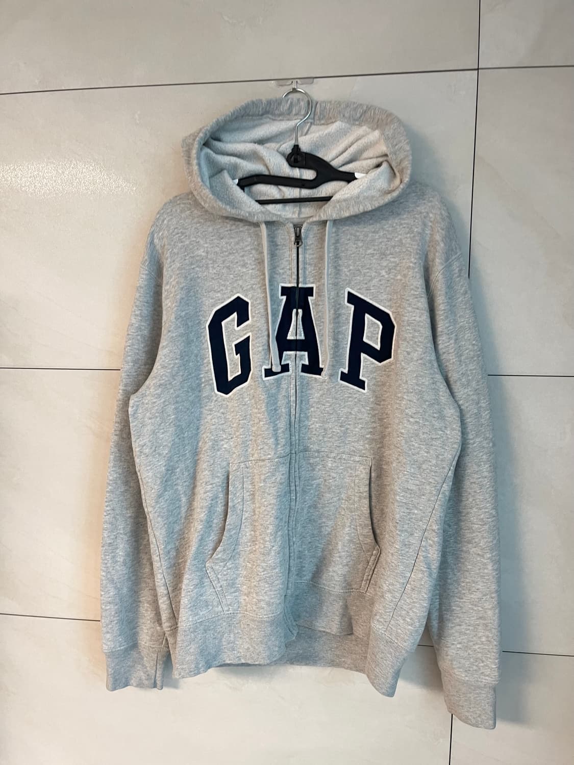 갭 GAP 후드집업 그레이 (M size)  상품이미지4