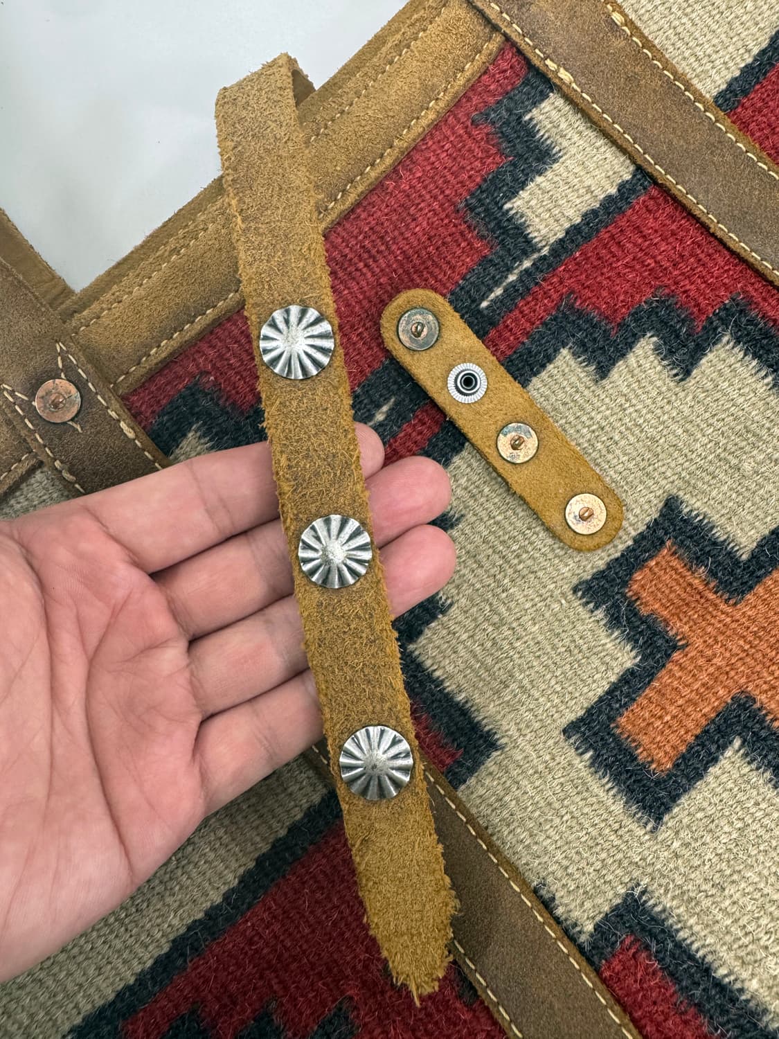 더블알엘 나바호 울 토트백  상품이미지5