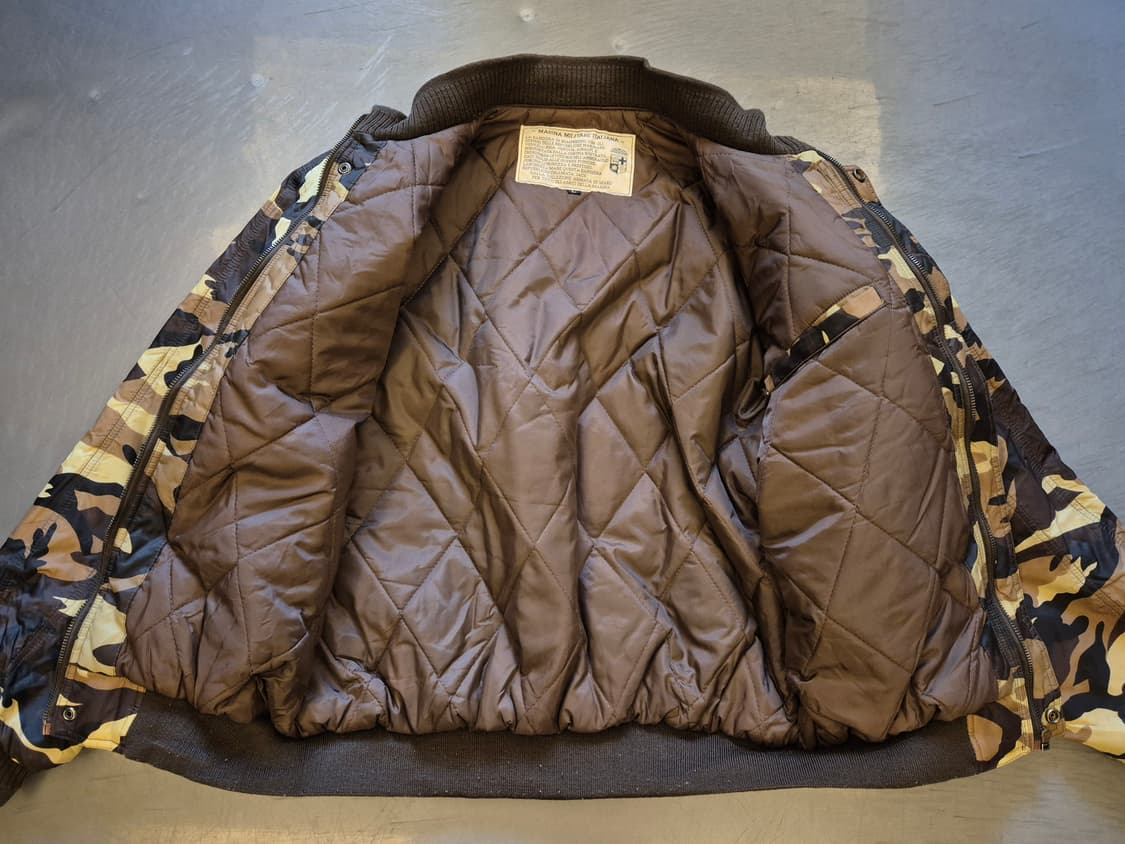 90s Marina militare italiana 덕카모 봄버 상품이미지3