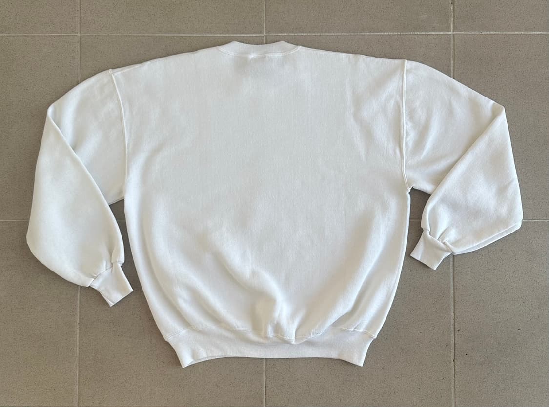 90s 빈티지 러셀 스웻셔츠 화이트 XL USA 상품이미지2