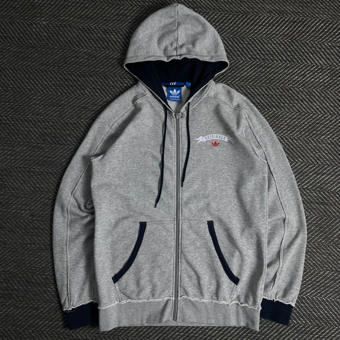 아디다스 오리지널 빅로고 박시핏 트랙 후드집업 y 3437 상품이미지3