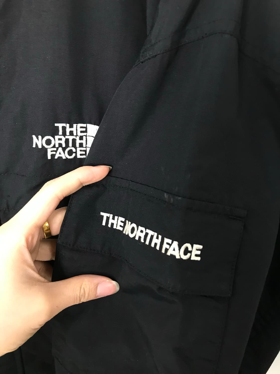노스페이스 포켓 블랙 윈드 바람막이 자켓 상품이미지5