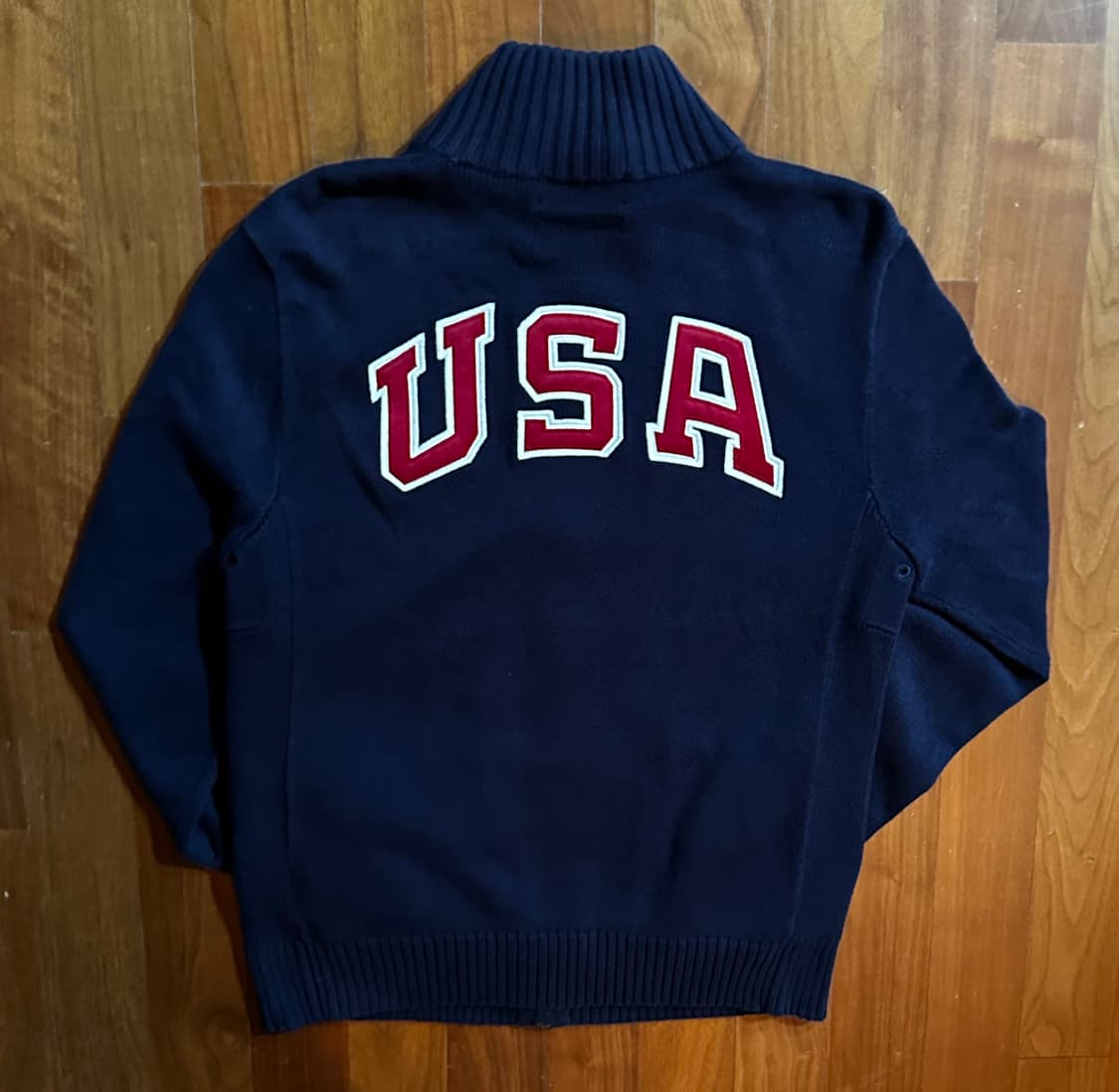 폴로 랄프로렌 빅포니 USA 니트 집업 M 상품이미지2