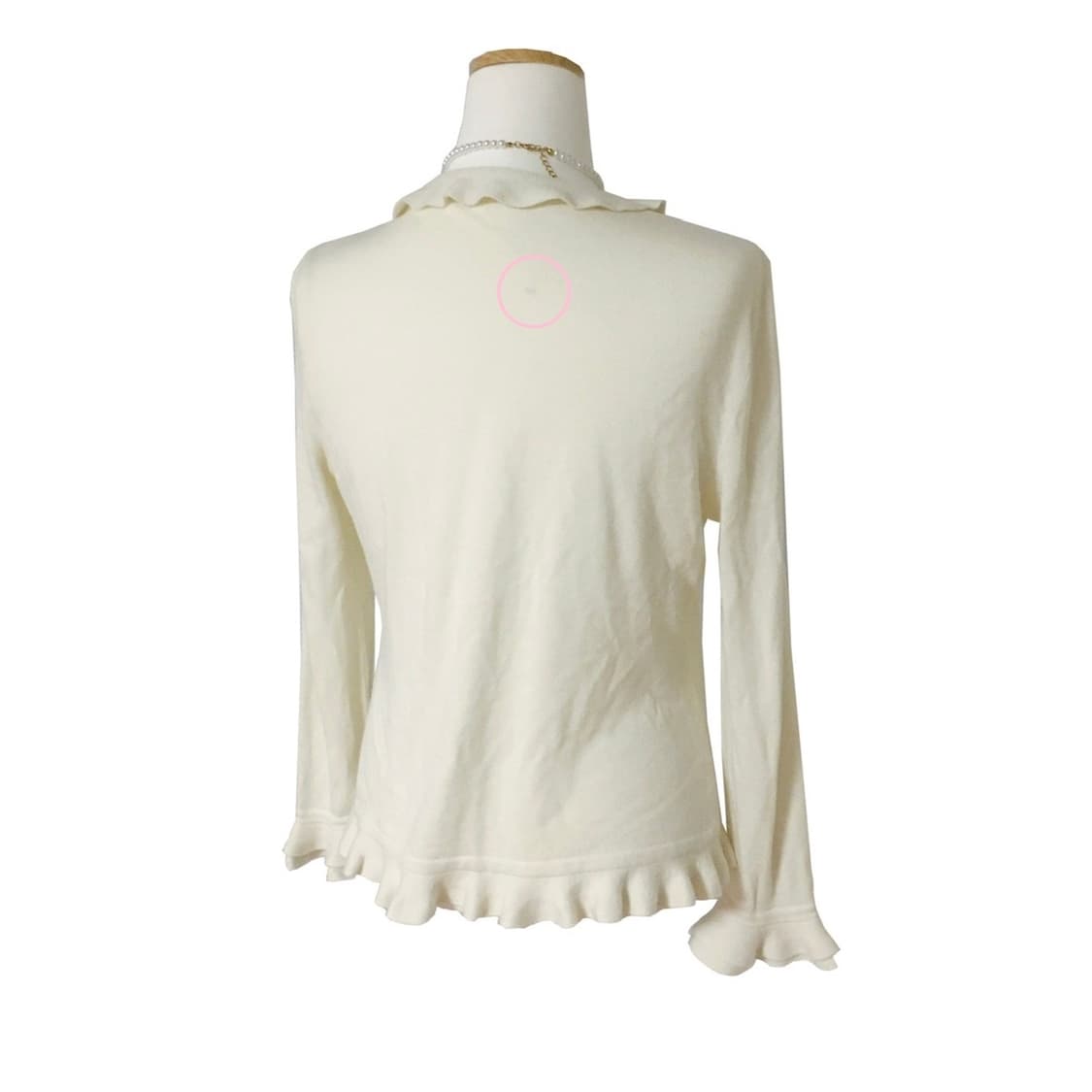 아이보리 프릴 가디건 상품이미지3