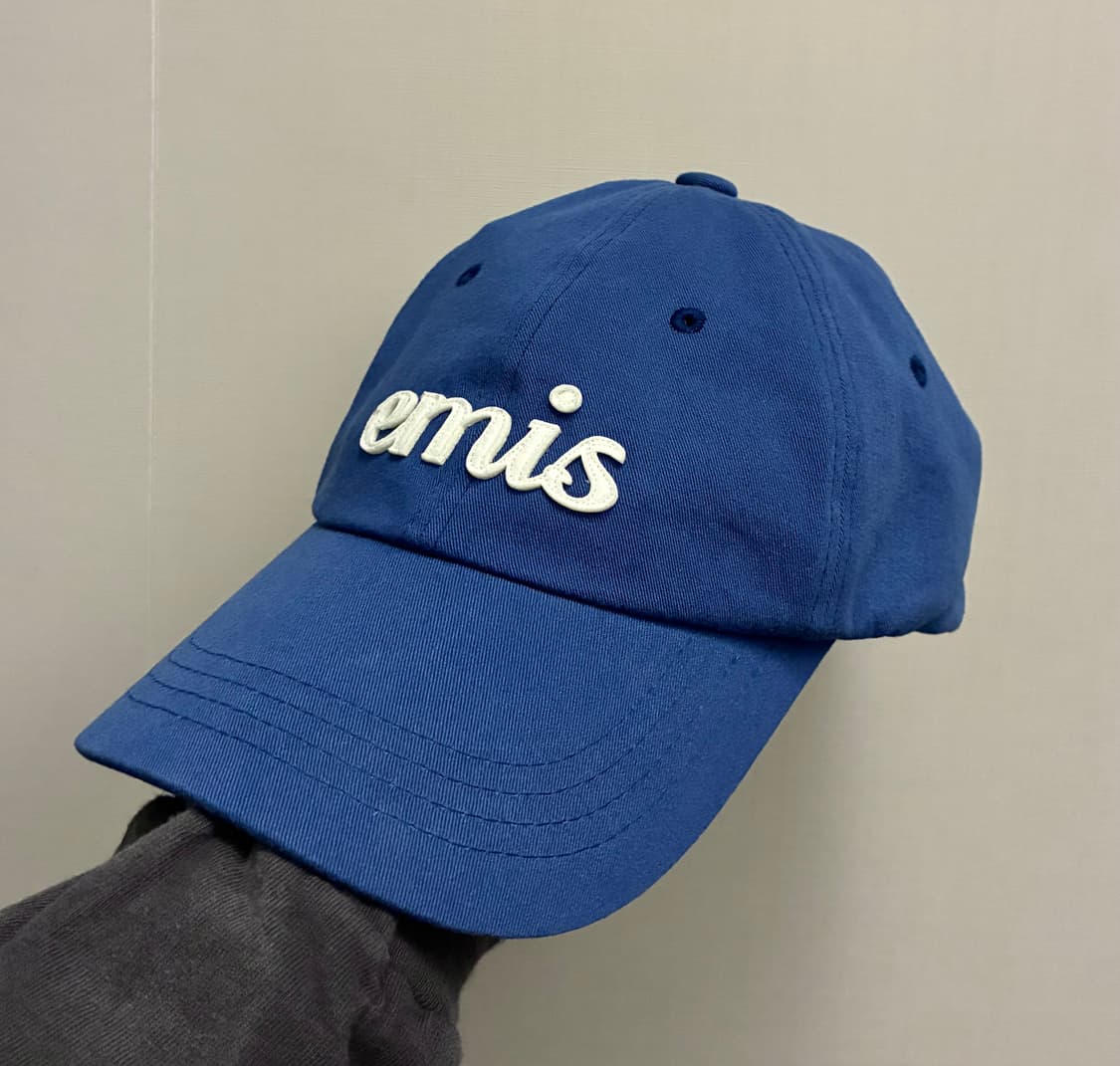 (F)emis 이미스 아플리케 자수 볼캡 모자 블루 상품이미지1