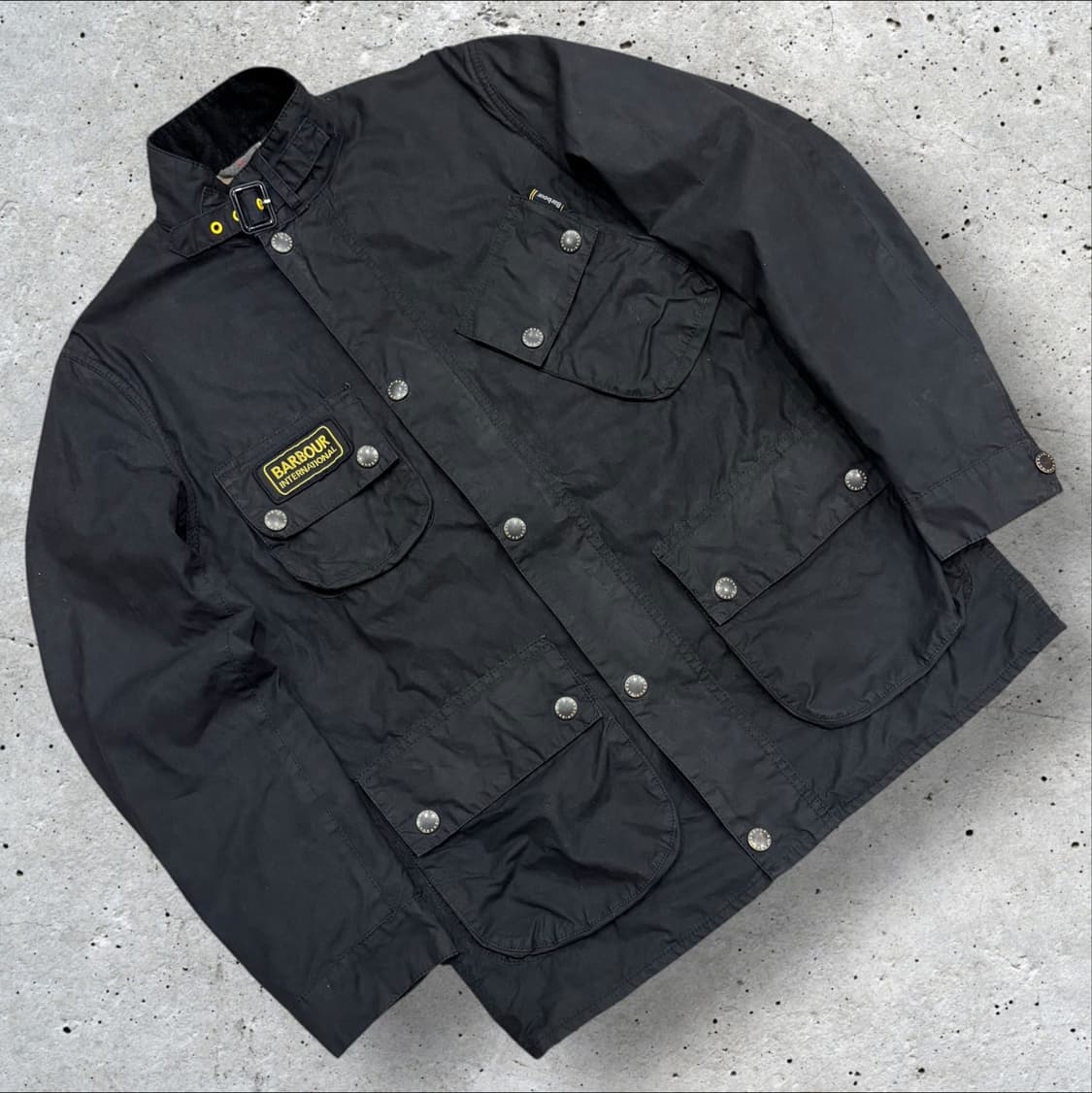 [M] 바버 인터내셔널 슬림 블랙 자켓 B984 상품이미지1