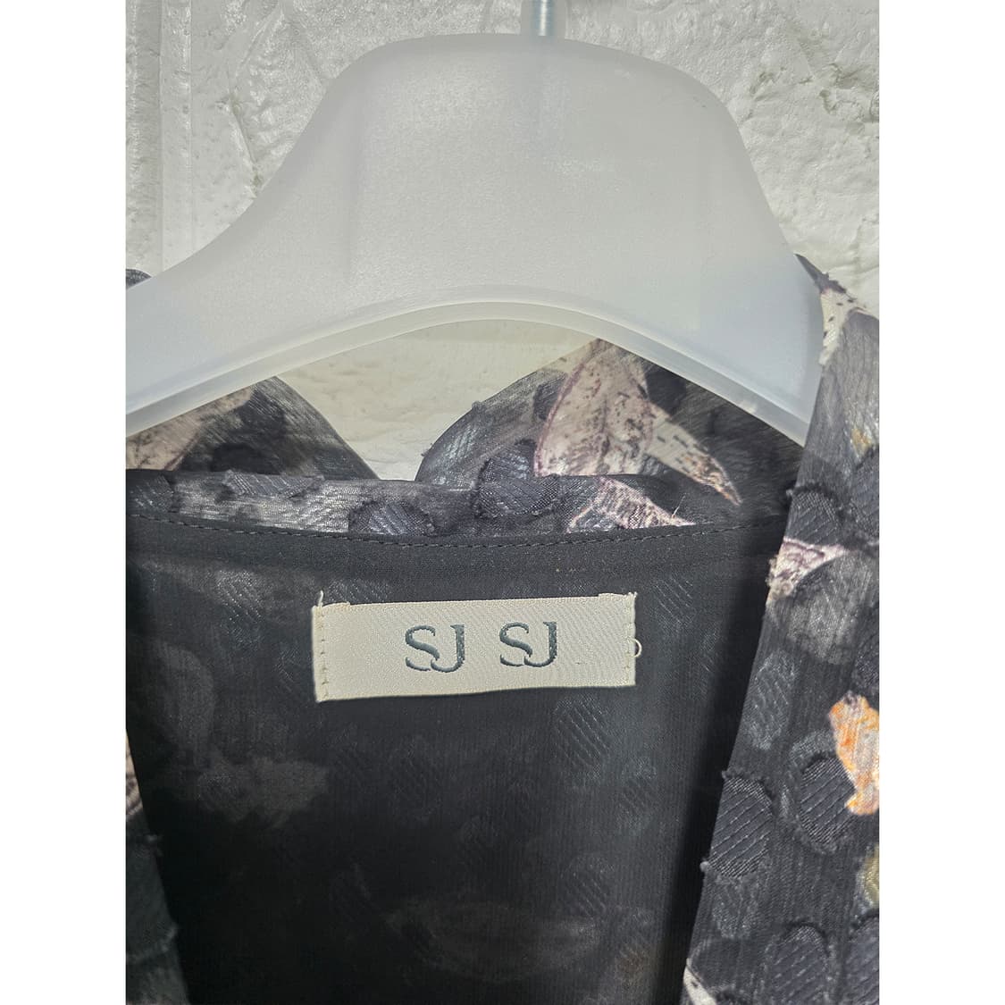 한섬 SJ SJ 패턴 쉬폰 블라우스 M 상품이미지2