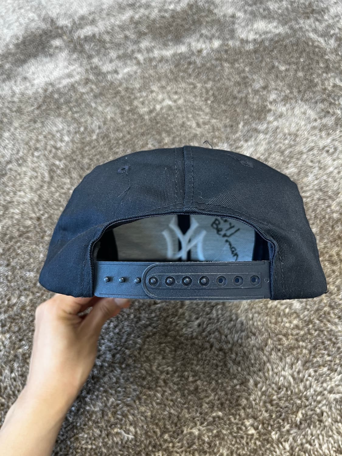 90s yankees cap 로고 7 logo7 양키즈 캡 상품이미지3