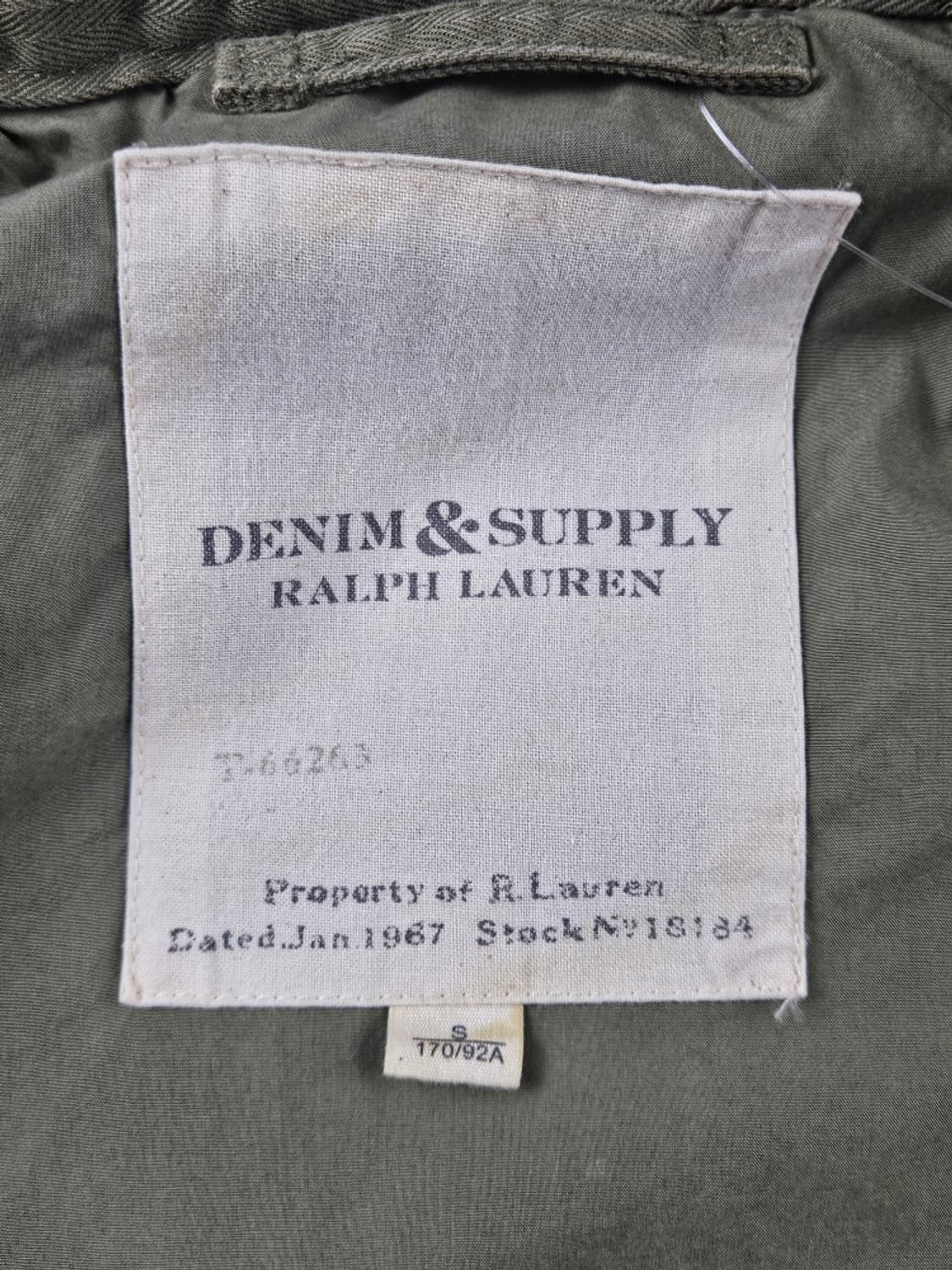 데님앤서플라이 랄프로렌 인디언 M65 필드 자켓 ( S ) / 11428 상품이미지8