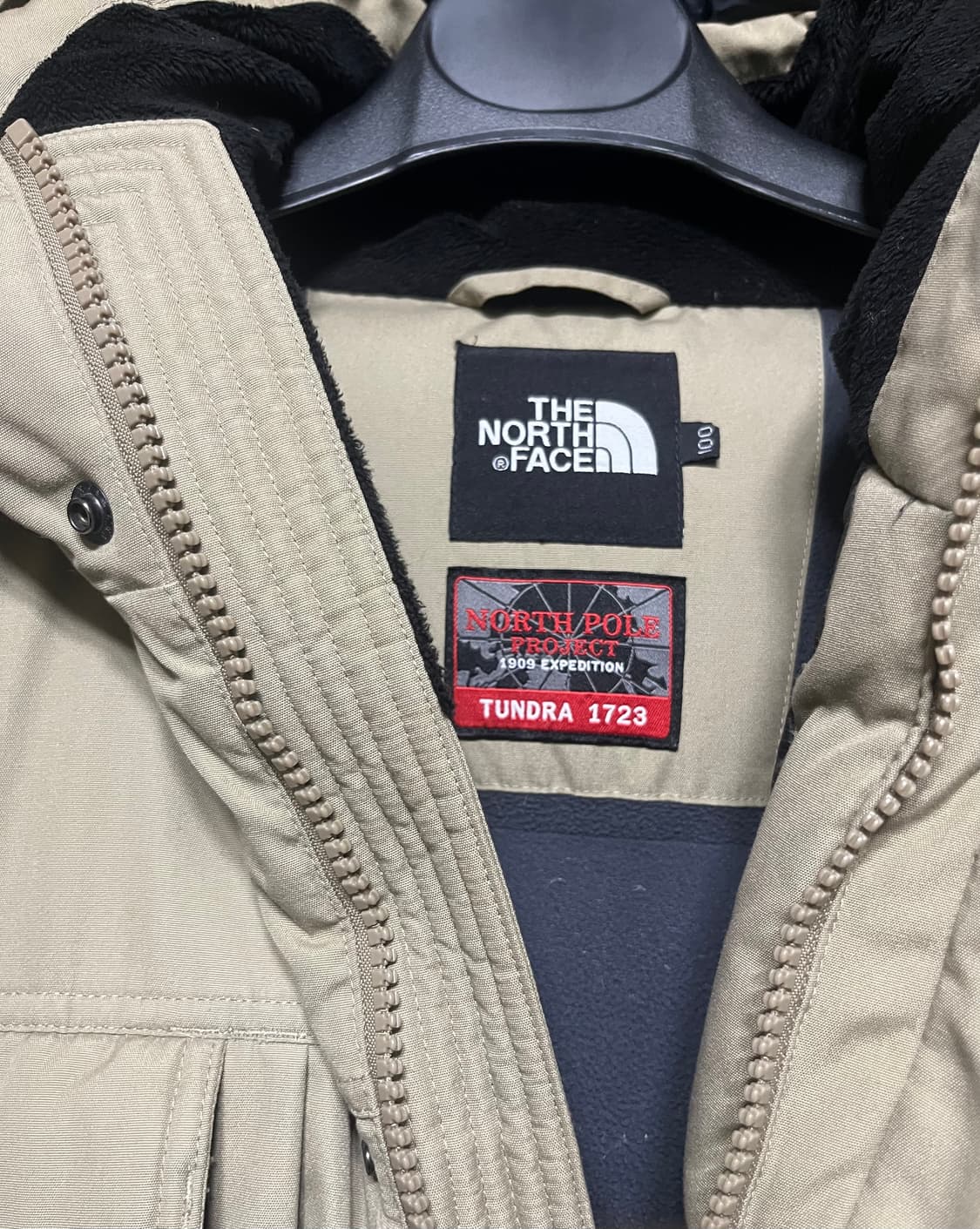 [L]노스페이스 툰드라 패딩 샌드베이지 상품이미지3