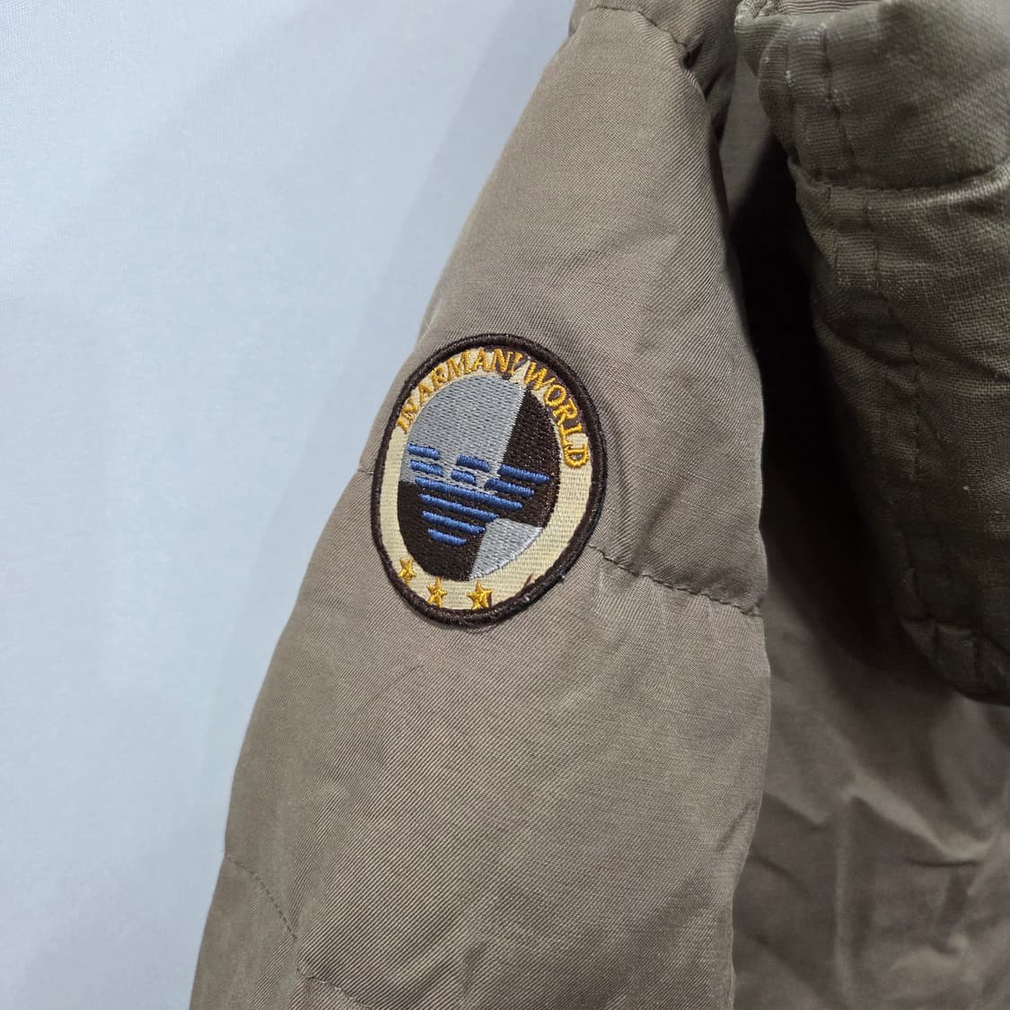 알마니 주니어 카키 야상패딩 10A 상품이미지3