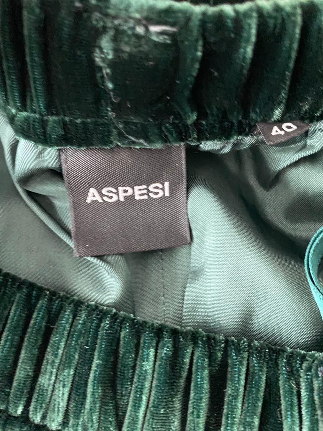 ASPESI 아스페시 벨벳 롱스커트(40) 상품이미지9