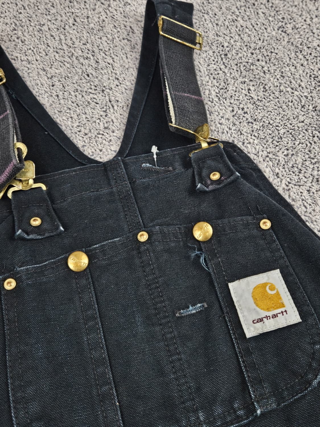 칼하트 덕 캔버스 더블니 워크 오버롤 ( 상세설명참조 ) / 10235 상품이미지7