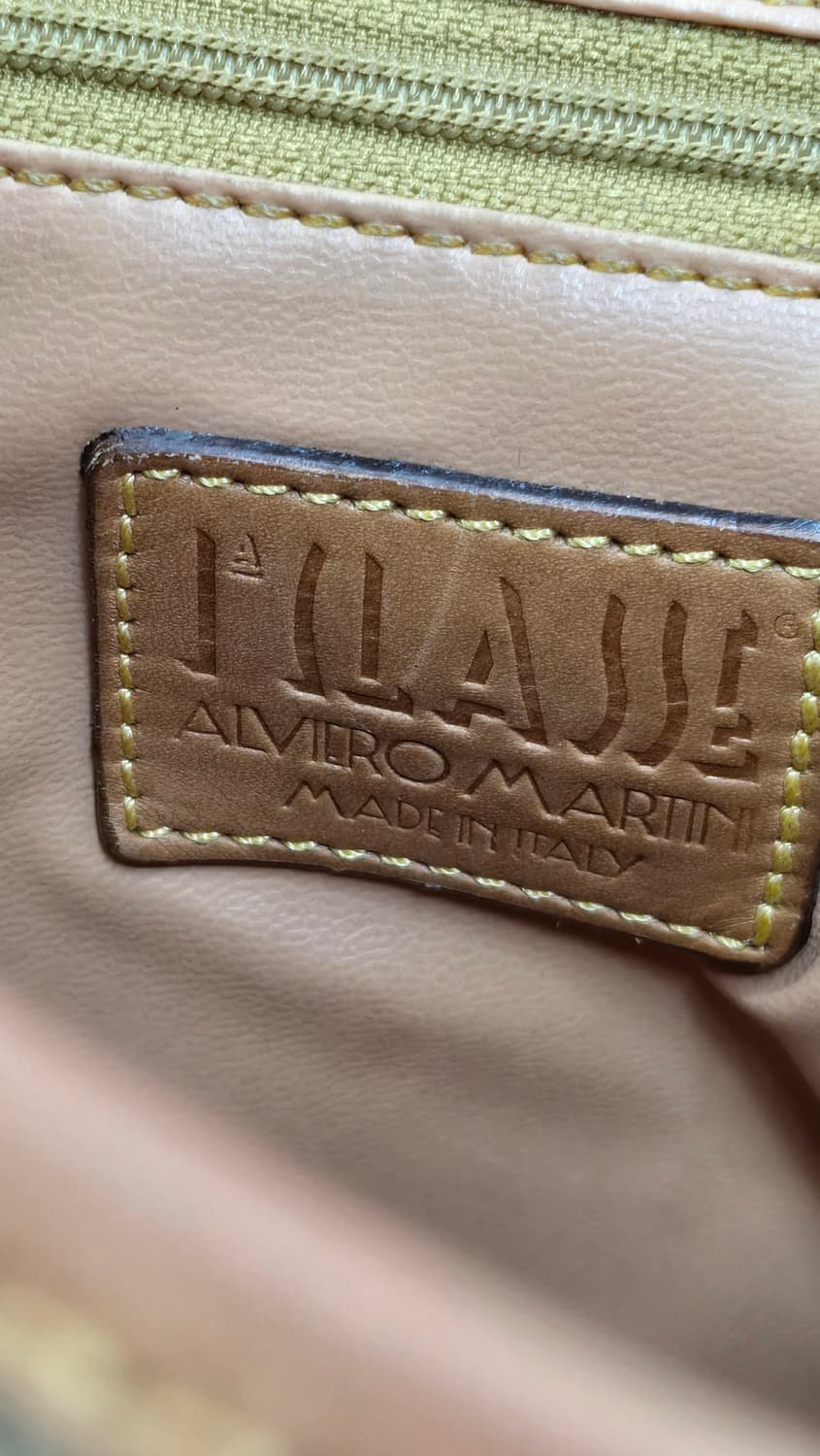 정품] 프리마클라쎄 알비에로 마르티니 세계지도 빈티지 백팩 상품이미지9