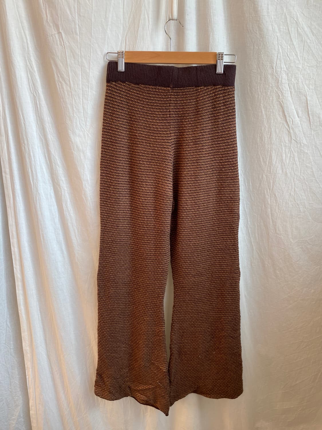 COEN 브라운니트밴딩팬츠(M) 상품이미지2