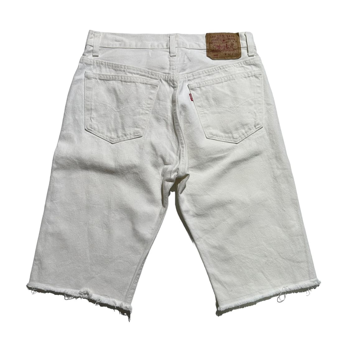 리바이스 USA 501 데님 커팅 하프 팬츠 상품이미지1