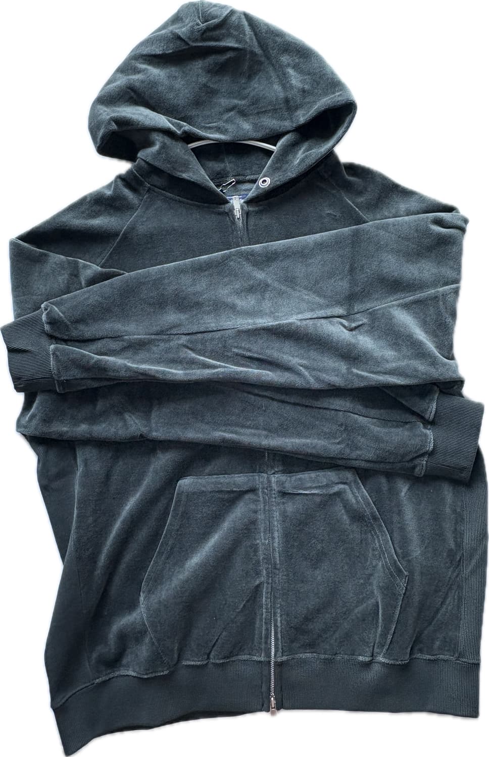 Heritagefloss Velour Zip-up Hoodie 상품이미지3