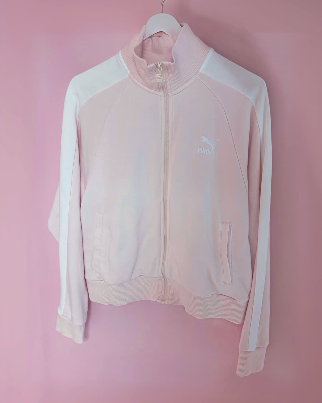 퓨마 딸기우유빛깔 져지  마멜깔 상품이미지1