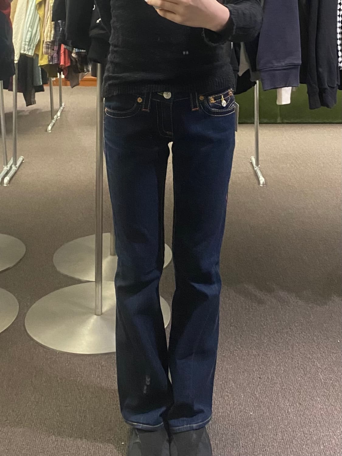 28)트루 릴리젼 여성 부츠컷 데님팬츠 상품이미지4