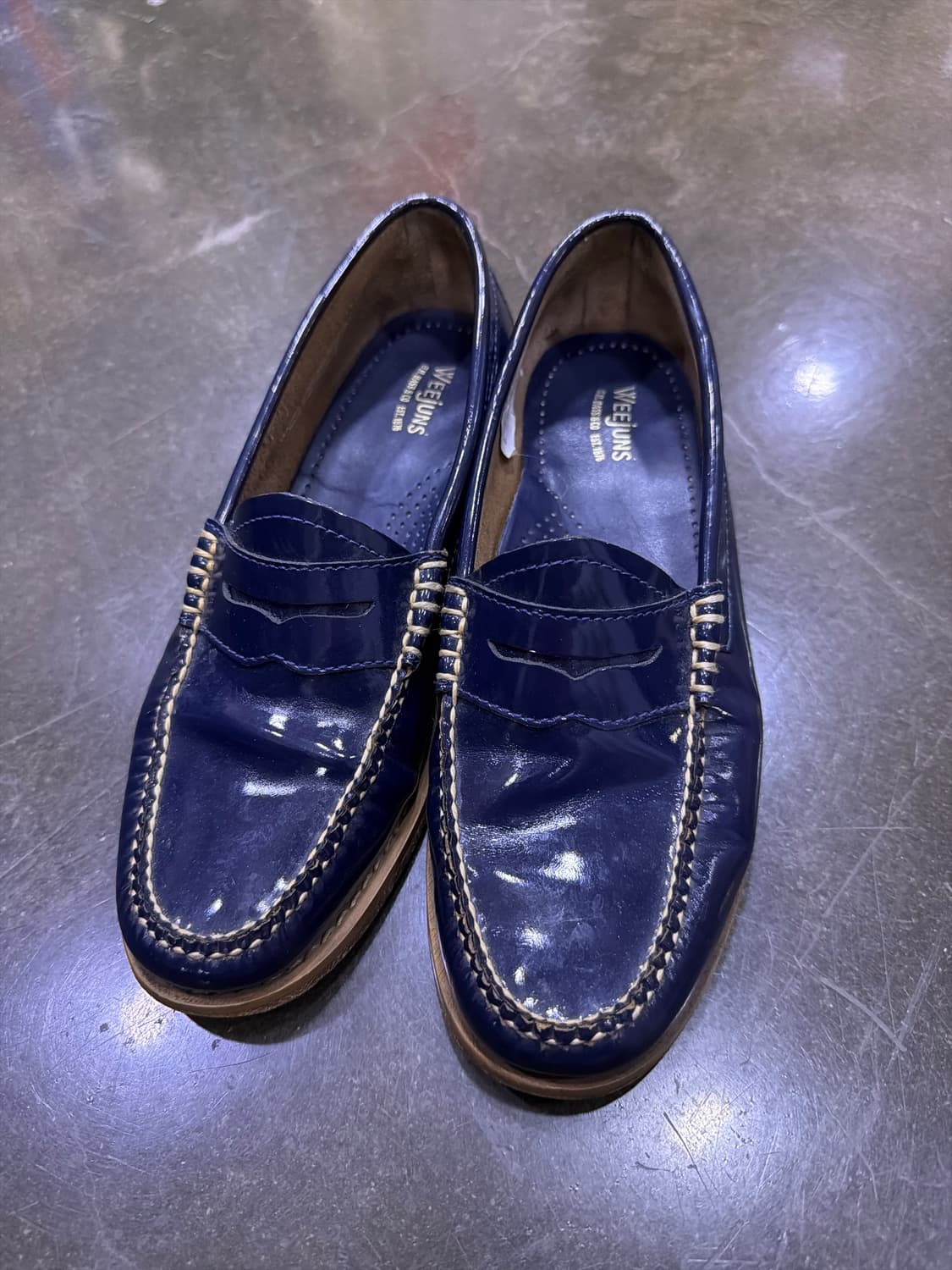 바스위준 클래식 페니로퍼 네이비 225 상품이미지2