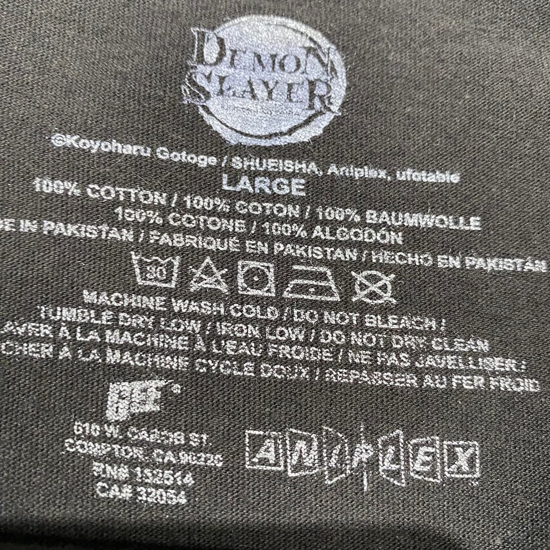 귀멸의칼날 네즈코 오피셜 애니메이션 티셔츠 상품이미지3