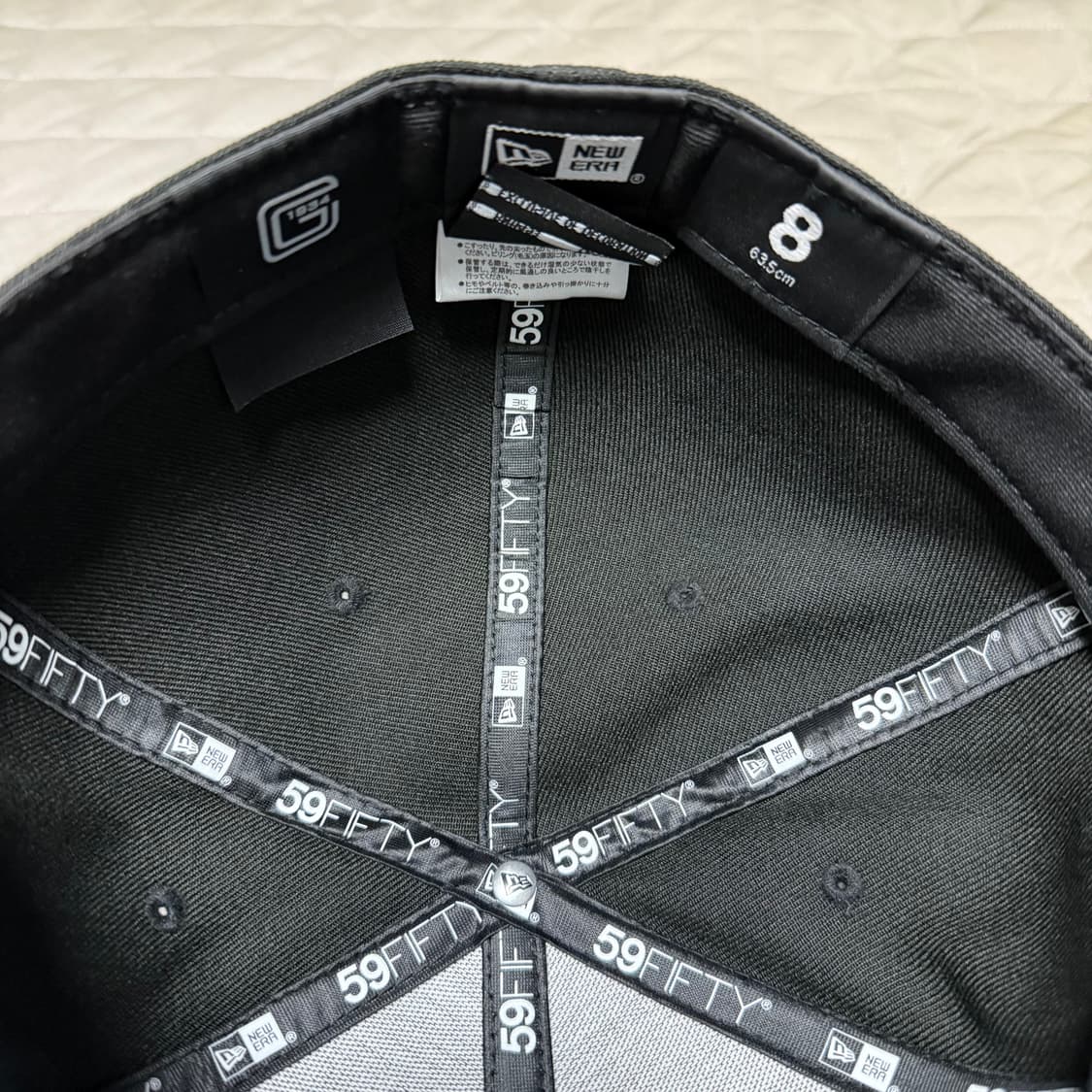 뉴에라 요미우리 자이언츠 프리커브드 8사이즈 피티드 캡 상품이미지4