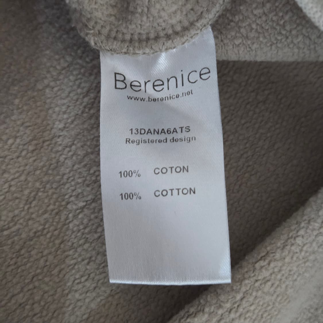 베르니스 프린팅 후드티 M  상품이미지5