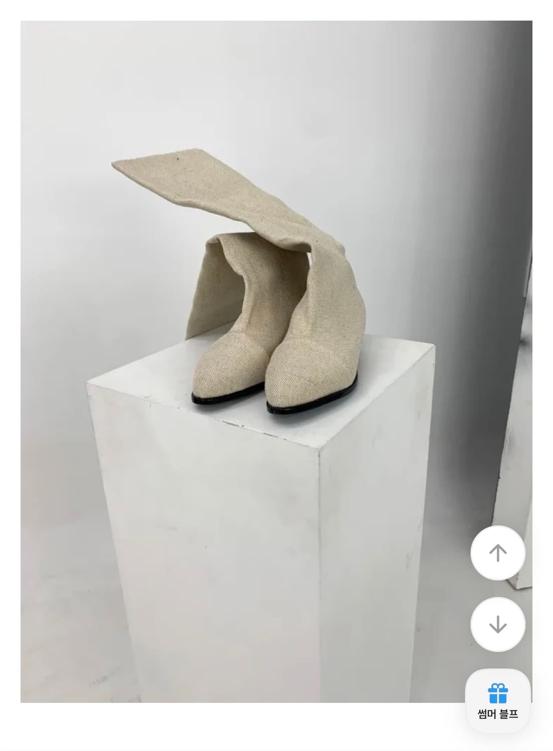 새상품) 옵텐소 린넨 부츠 상품이미지1