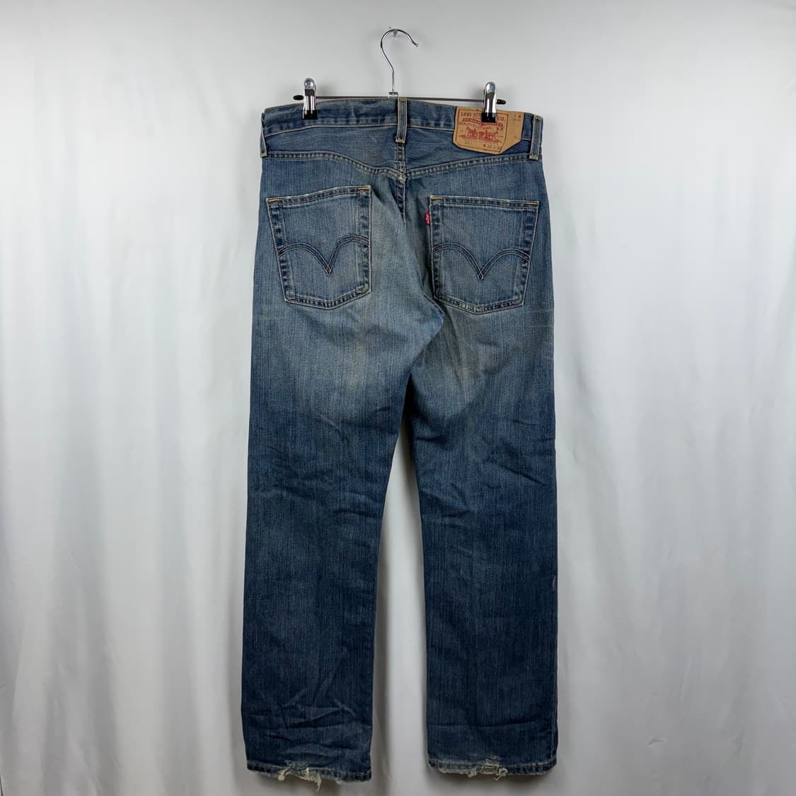 (32/30) 90s Mexico 리바이스 501 중청 데님 팬츠 상품이미지4