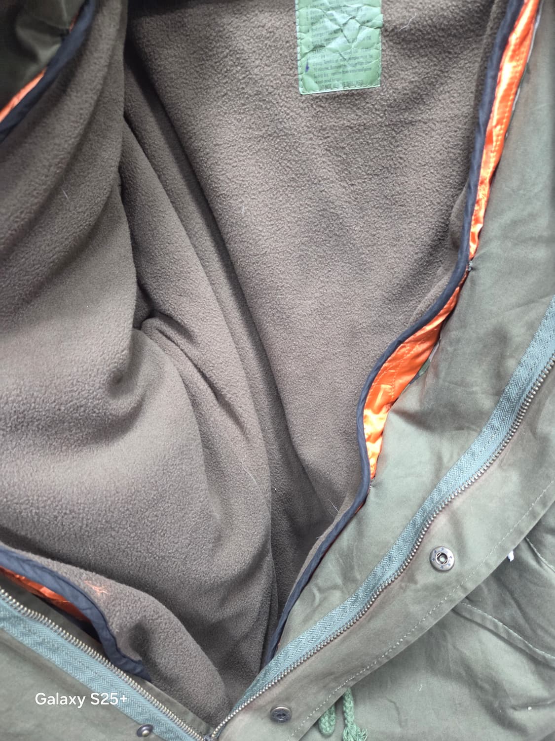 미군  야상    M-65   카키 상품이미지5