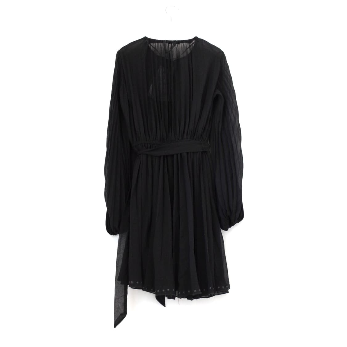 [택O새상품] 자라 블랙 벨트 플리츠 원피스 상품이미지6