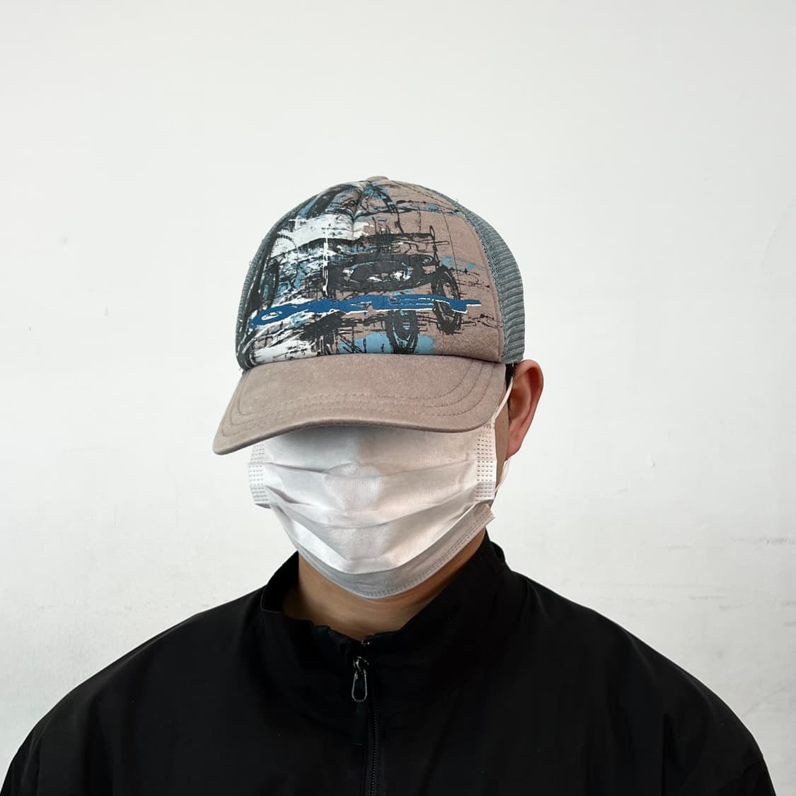 오클리 로고 페인티드 매쉬 볼캡 상품이미지2