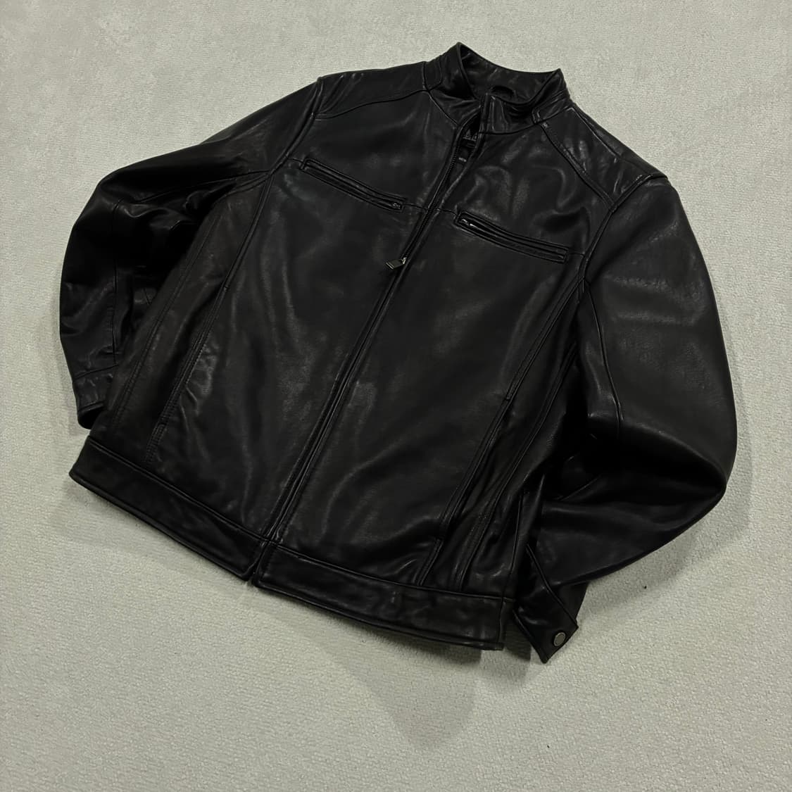 Vtg 레더 자켓. M 상품이미지1