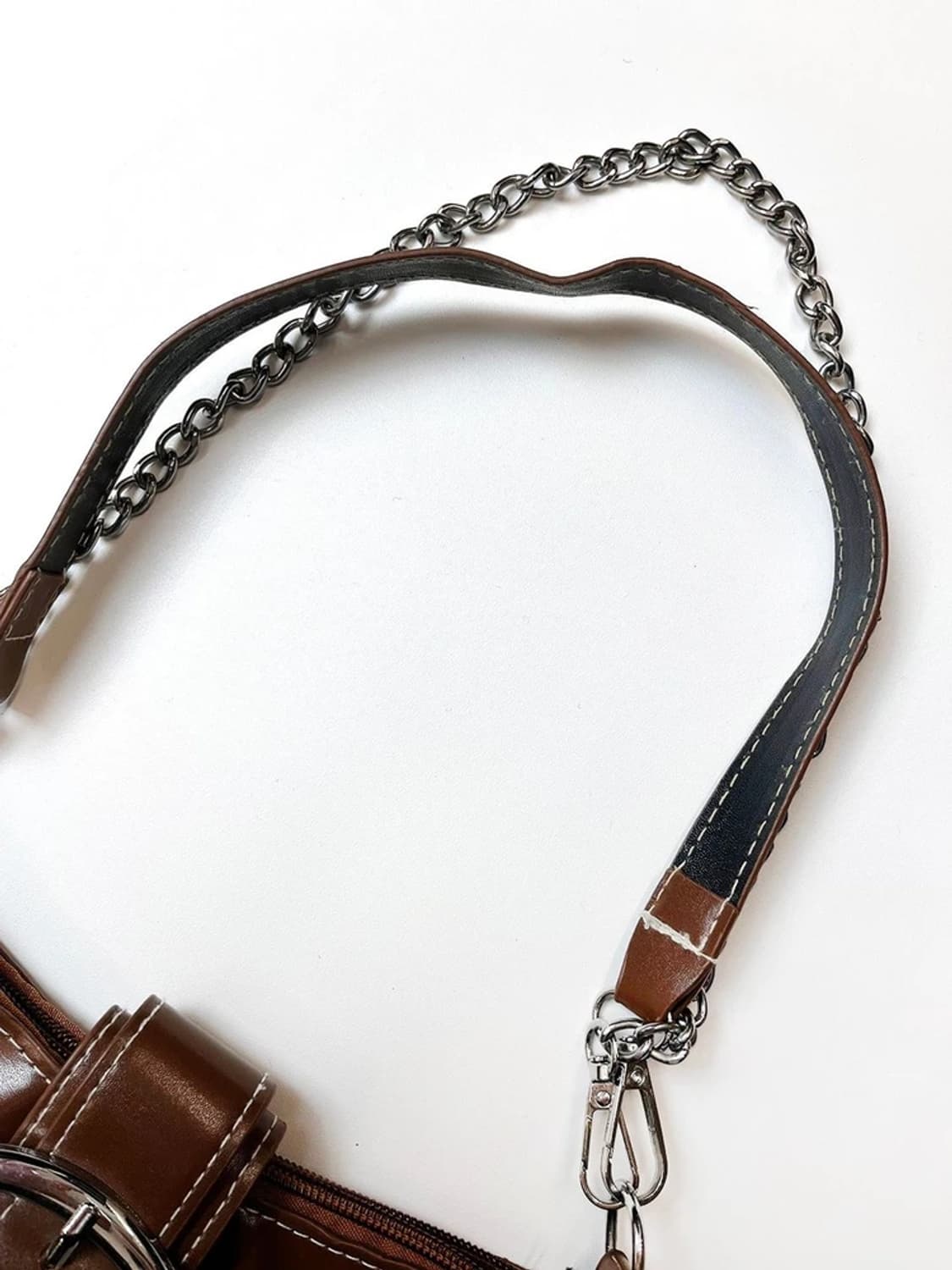  Selected 비건 가죽 미니멀리즘 숄더백 A1593 상품이미지5