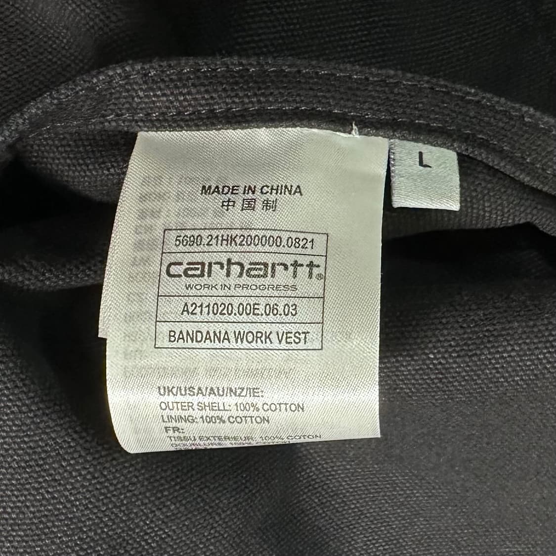 칼하트 반다나 워크 베스트  상품이미지8