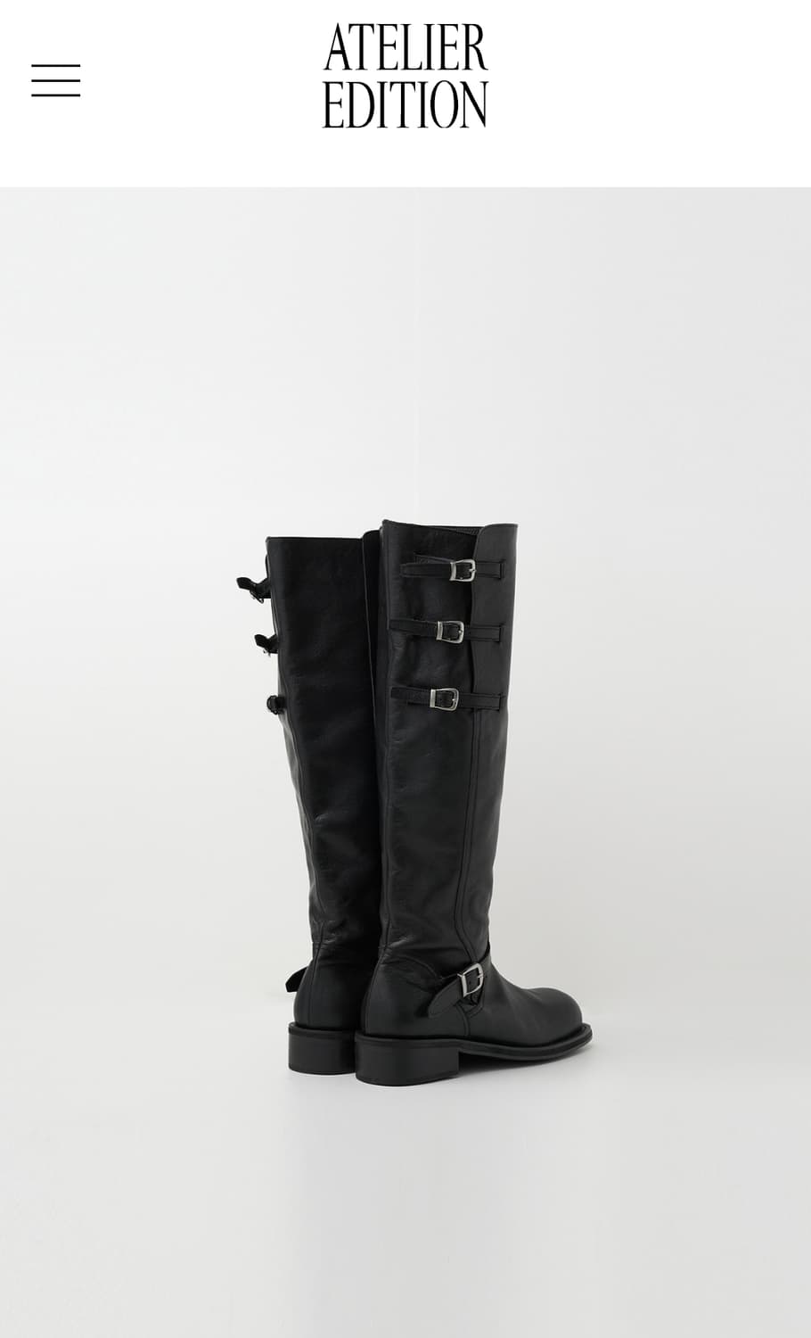아틀리에에디션 버클 롱 부츠 245 상품이미지2