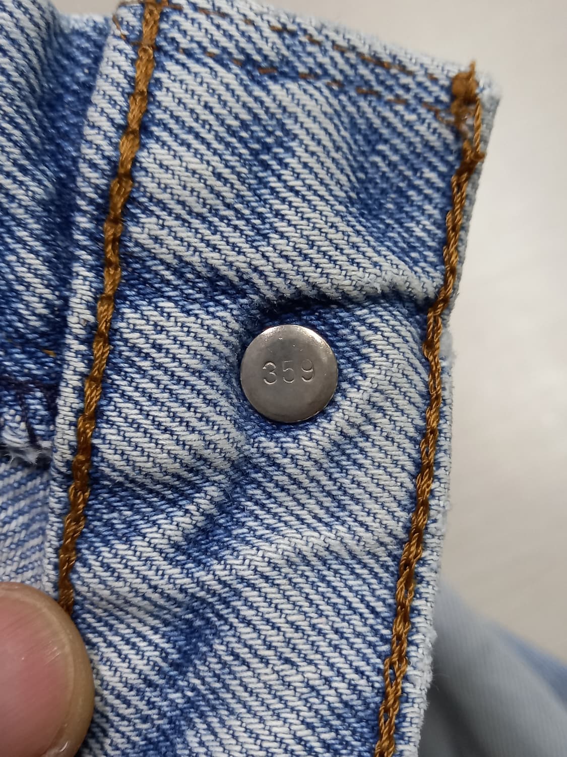 33 93's 리바이스515-0217 일자진 연청 커스텀 33-447 상품이미지9