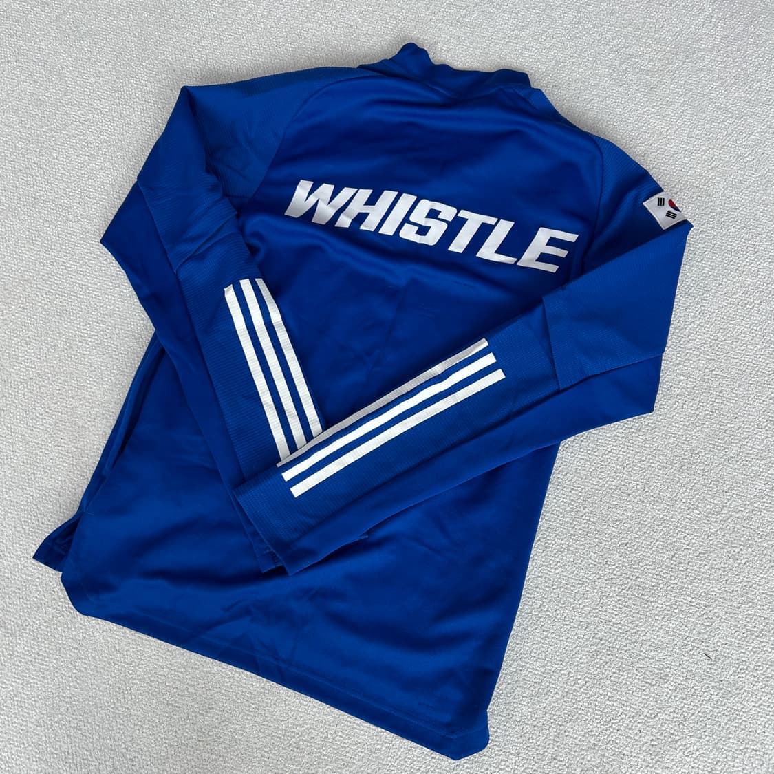 아디다스 파란색 트랙탑 저지 s 상품이미지7